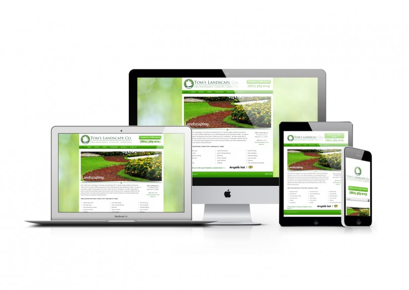 Connecticut Web Design - WordPress Landscaper Website