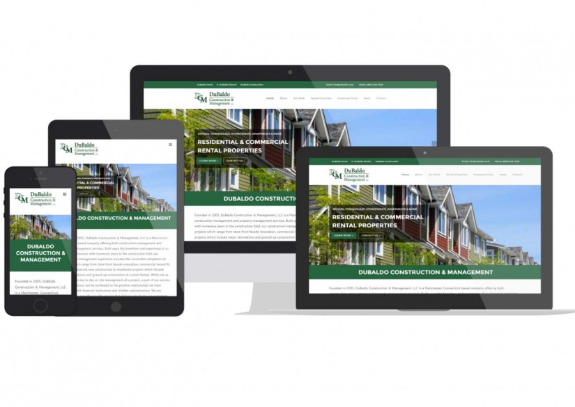 Dubaldo Construction CT Web Design